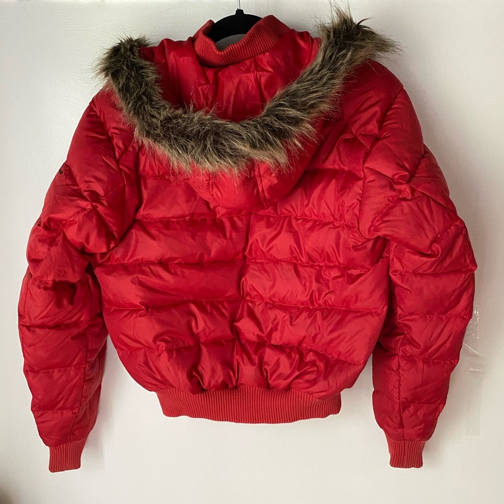 Polo Ralph Lauren Red Puffer Down Jacket ( size S ) - Picture 2 of 11